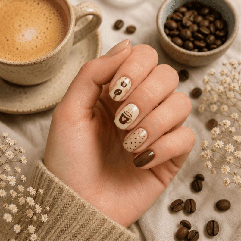 Cappuccino Manicure
